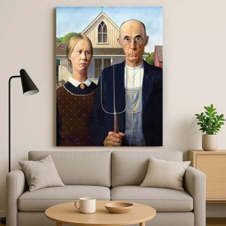 Tablou Canvas "American Gothic" - Img 3