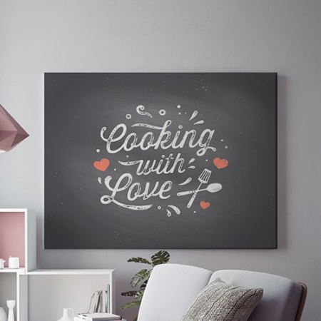 Tablou Canvas Cooking With Love - Img 2