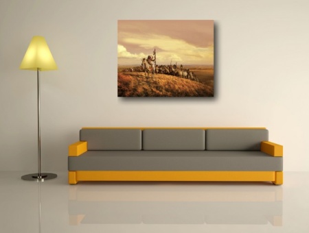 Tablou Canvas Efect Pictura - Indieni - Img 2