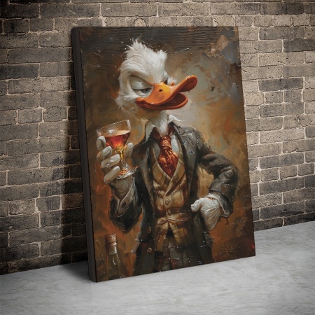 Tablou Canvas Inspirațional - Business Talk (Scrooge McDuck) - Img 3