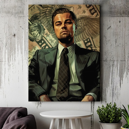 Tablou Canvas Inspirațional - Money and Power (Wolf of Wall Street) - Img 3
