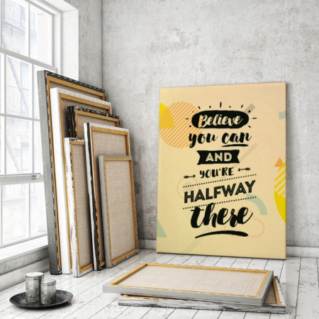 Tablou Canvas Motivational - Believe You Can! - Img 2