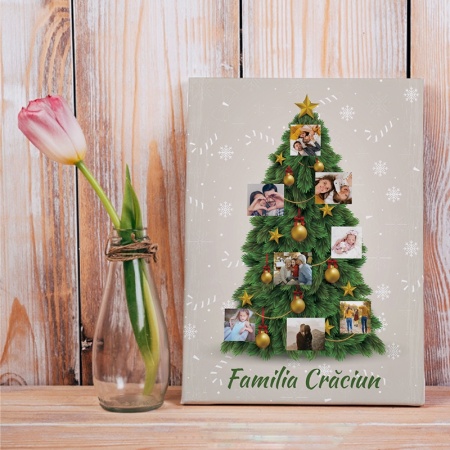 Tablou Canvas Personalizat - Poze de familie in brad - Img 4