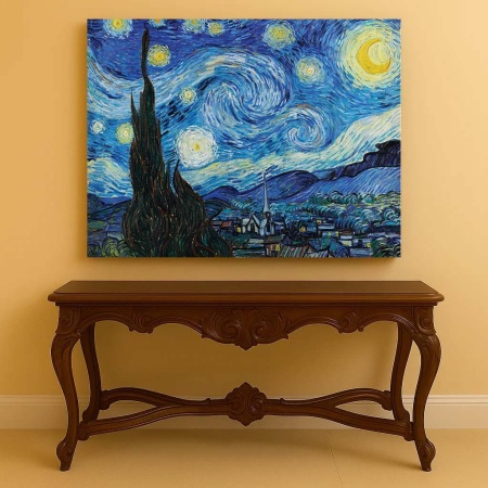 Tablou Canvas "The Starry Night" - Noapte înstelată - Img 3