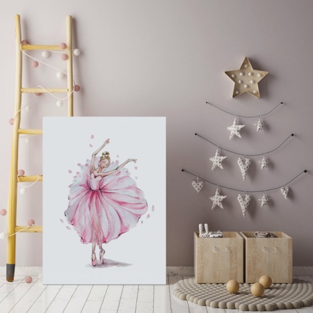 Tablou Copii - Pink Ballerina