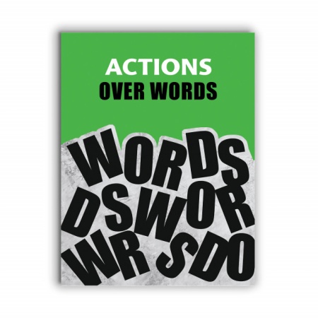 Tablou Motivational - Actions Over Words - Img 4