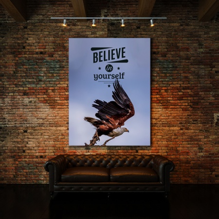 Tablou Motivational - Believe In Yourself (Eagle) - Img 4