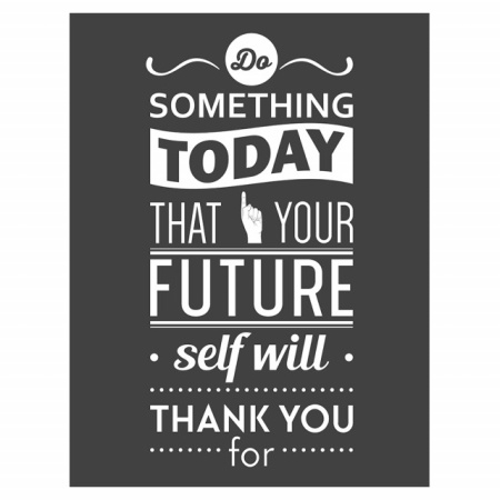 Tablou Motivational - Do Something Today (Vintage Grey) - Img 4