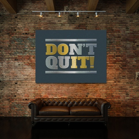 Tablou Motivational - Don't Quit - Do It! - Img 4