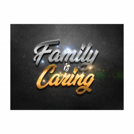 Tablou Motivational - Family is caring - Img 3
