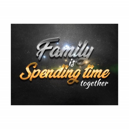 Tablou Motivational - Family is spending time together - Img 3