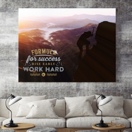 Tablou Motivational - Formula For Success - Img 4