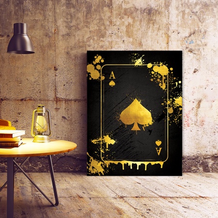 Tablou Motivational - Golden Ace - Img 2