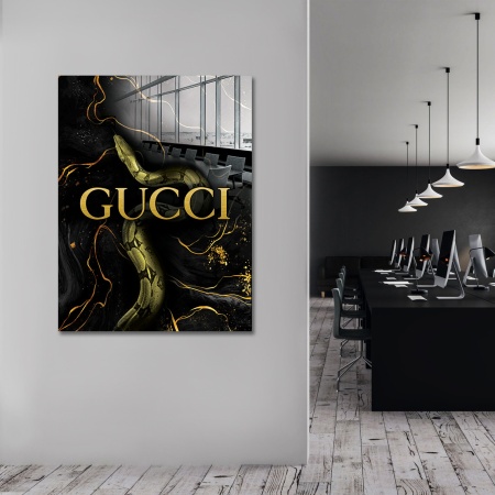 Tablou Motivational - GUCCI Snake - Img 3