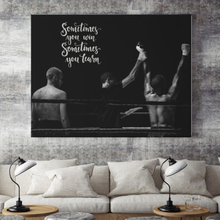 Tablou Motivational - Sometimes You Win, Sometimes You Learn - Img 4