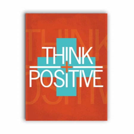 Tablou Motivational - Think Positive (plus sign) 3