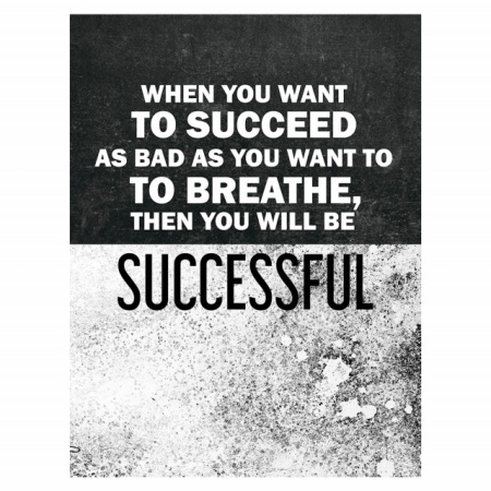 Tablou Motivational - When You Want To Succeed - Img 4