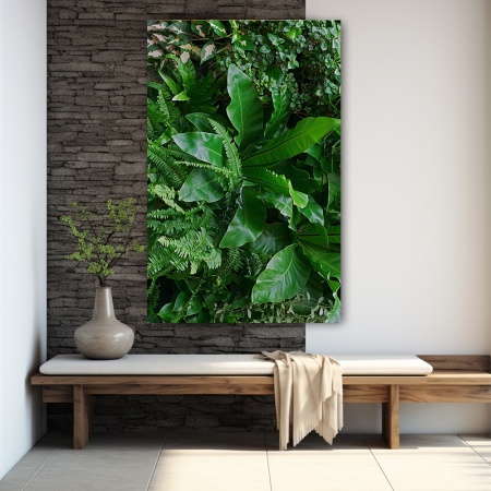 Tablou Vegetatie - Green Forest Wall (062) - Img 4