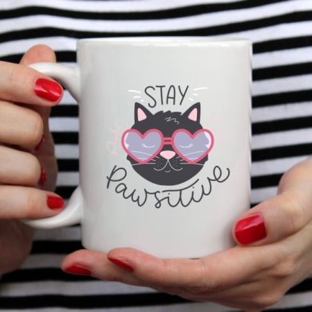 Cana cu Mesaj Stay Pur Positive - Img 4