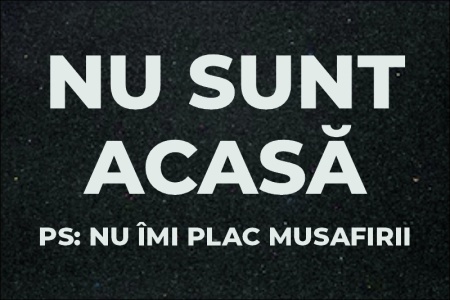 Covor de intrare personalizat - 60x40cm - NU SUNT ACASA - Img 3