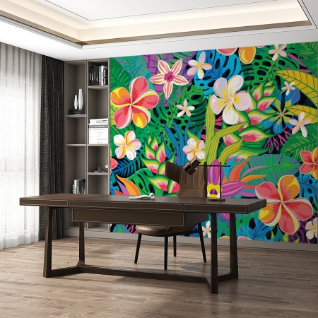 Fototapet - Exotic colorful flowers (FTD1000289) - Img 2