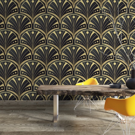 Fototapet - Golden art deco 13 (FTD1000316) - Img 2