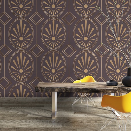 Fototapet - Golden art deco 8 (FTD1000310) - Img 2