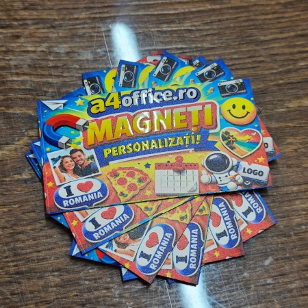 Magneți publicitari personalizați – promovare vizibilă în fiecare zi 10x10cm set 50buc - Img 2