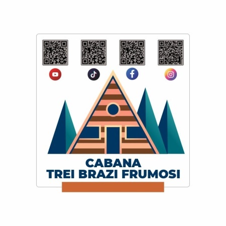 Plachetă Personalizată din Plexiglas cu Bază din Lemn – 4 Coduri QR - Img 2