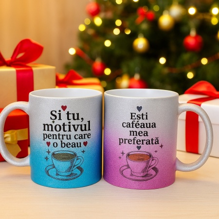 Set 2 cani personalizate Motivul cafelei - Img 7