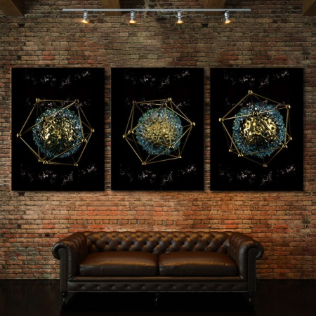 Set Tablouri Canvas - Alien Geometry - Img 3