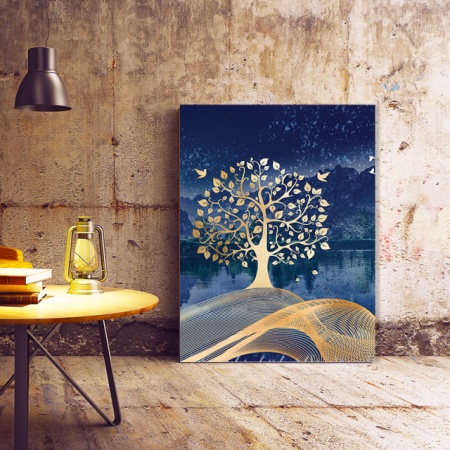Set Tablouri Canvas - Enchanted Forest At Night - Img 5