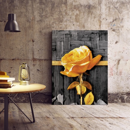 Set Tablouri Canvas - Golden Roses - Img 4