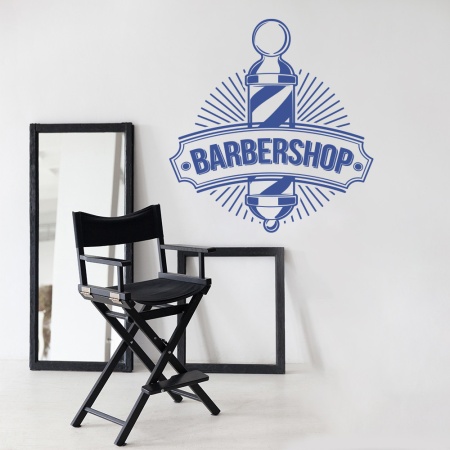 Sticker Barbershop (Pole) - Img 2