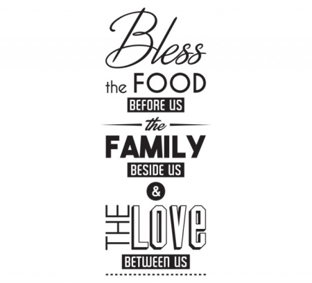 Sticker Bucatarie - Bless the food - Img 2