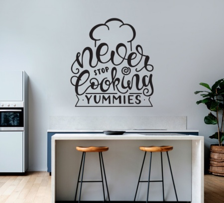 Sticker Bucatarie - Never stop cooking yummies - Img 3