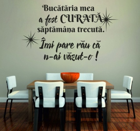 Sticker De Perete Bucatarie Curata - Img 2