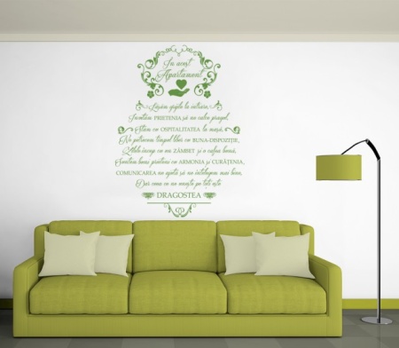 Sticker Decorativ - In Acest Apartament - Img 2