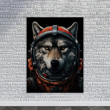 Tablou Animale Fantastice - Astro Wolf - Img 3