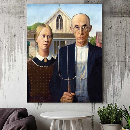 Tablou Canvas "American Gothic" - Img 4
