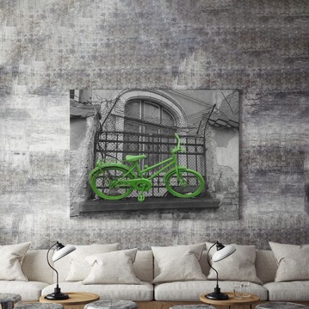 Tablou Canvas Bicicleta Verde - Img 4