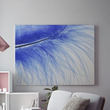 Tablou Canvas Blue Feather - Img 2