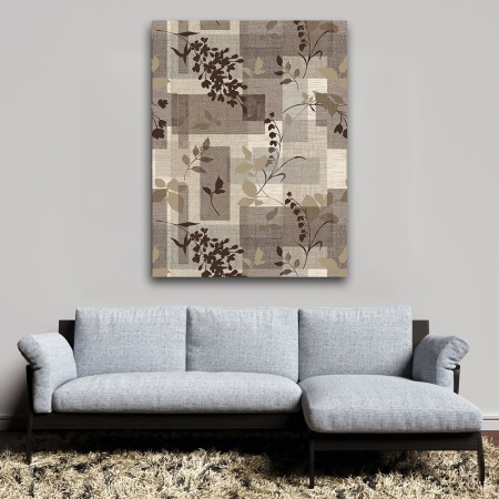 Tablou canvas - Brown Patches and Leaves (Floral 109) - Img 5