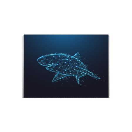 Tablou Canvas Cyber Shark - Img 2