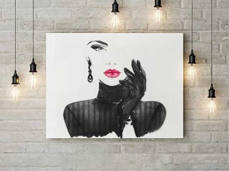 Tablou Canvas Dark Lady - Img 3