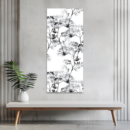 Tablou canvas - Flori pictate stilizate (Floral 140) - Img 3