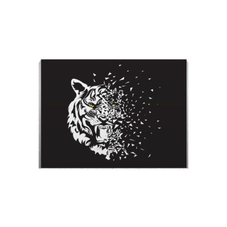 Tablou Canvas Glass Tiger - Img 2