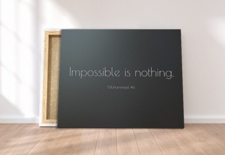 Tablou Canvas - Impossible Is Nothing - Img 3