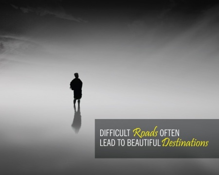 Tablou Canvas Motivational - Difficult Roads - Img 4