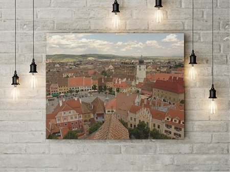 Tablou Canvas Sibiu Vazut De Sus - Img 2